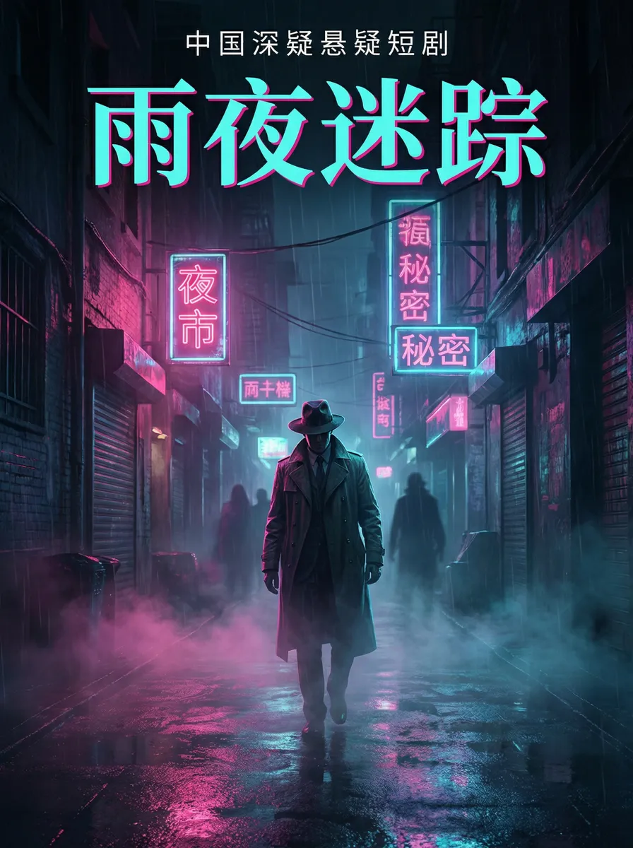 熟女社区 悬疑追踪短剧 - 雨夜迷踪海报